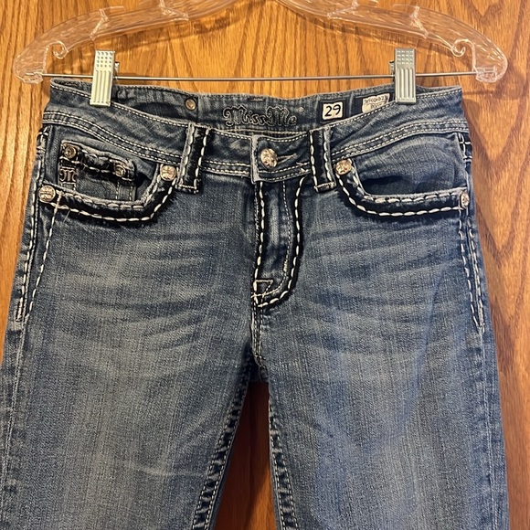 Miss Me Size 29x33 Bootcut Jeans - Picture 2 of 11
